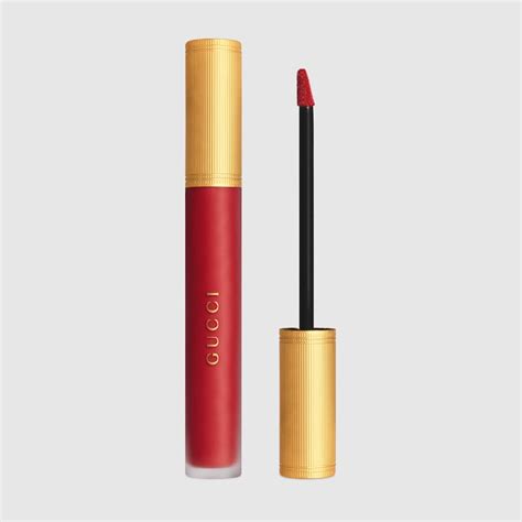 gucci goldie red glitter|Gucci satin lipstick.